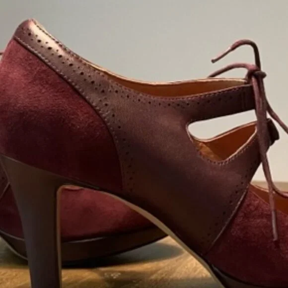 NWOT Clarks Artisan Leather Heels Size 8.5 - Picture 8 of 8